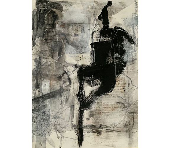 "Figures in Black and White, 1" - Gail Ramsey Wharton